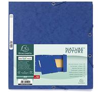 Exacompta Europa Cartelletta A4 24 x 32, blu, pacco da 10, 10 Pezzi