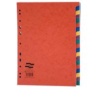 Exacompta Europa Separatori Colorati Stampati In Cartone Pressato A4 Multicolore