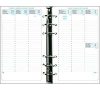 Exacompta Exatime 18272E - Ricarica per agenda settimanale vintage verticale, Da Settembre 2023 a Dicembre 2024, 10,5 x 17,2 cm