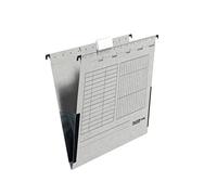 Exacompta Falken, 80002694001F Pacco da 25 Cartelle Sospese A4 230 g/m², Colore Grigio, 318x227 mm