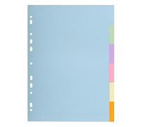 Exacompta Forever Register, in cartoncino riciclato 180 G A4 cartone riciclato 6 pezzi pastello