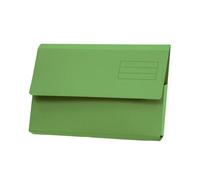 Exacompta Guildhall Cartellina portadocumenti, 345 x 245 mm, 250 g/m², verde, confezione da 50