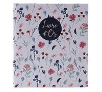 Exacompta Libro degli Ospiti, Disegno Floreale, 21 x 19 cm