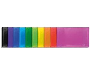 EXACOMPTA Portadocumenti Glossy IDERAMA, 60 viste, 30 tasche, colori assortiti