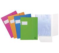 Exacompta, portalistini Campus con copertina fluorescente in polipropilene, con 30 buste