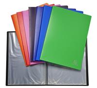 Exacompta Quaderno Espositore Semirigido PP, A4, 50 Tasche - Colori Assortiti, 1 Pezzo