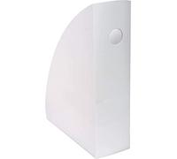 Exacompta - Ref 18213D - Portariviste MAG-CUBE - 266 x 82 x 305 mm, foro per le dita sul dorso, adatto per documenti A4+, grande capacità di archiviazione - bianco ufficio