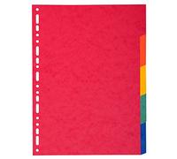 Exacompta - Ref 2105E - Collezione Forever - Divisori riciclati al 100% - Adatto per documenti A4+, 220gsm 100% carta riciclata, 5 posizioni - Multicolore