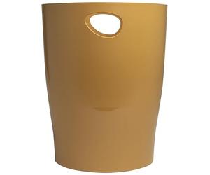 EXACOMPTA - Ref. 45329D - Set di 8 cestini di carta NeoDeco Pattumiera con manici - Volume 15 litri - Dimensioni 26,3 x 26,3 x 33,5 cm - per ufficio o casa - Colore oro rame
