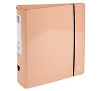 Exacompta - Ref. 53764E - 1 Raccoglitore a leva Aquarel Prem'Touch - Dorso arrotondato 80mm - A4 - Colori assortiti - Corallo