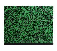 Exacompta - Ref. 542800E - 1 CARTELLA da disegno Annonay - con elastici - dorso in tela - copertina bianca - dimensioni 52 x 72 cm - formato (500 x 650 mm) - colore verde