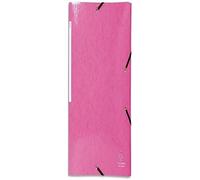 Exacompta - Ref. 55824E - 1 cartella elastica Iderama - tasca a 3 lembi Maxi Capacity - in cartoncino lucido plastificato 425 g/m2 - formato 24 x 32 cm per formato A4 - colore rosa