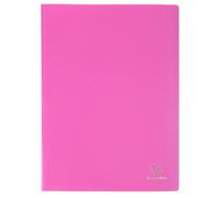 Exacompta - Ref 88827E - Confezione da 8 cartelline Opak - 80 buste trasparenti lisce - 160 facciate in formato A4 - Dimensioni 24 x 32 cm - Copertina in polipropilene semirigido - Colore Rosa