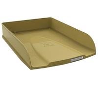 Exacompta - Rif. 11129D - 1 cestino per posta COMBO STYLI NEO DECO - per documenti in formato A4+ - dim 34 x 25 x 6,5 cm - porta etichetta - può contenere 500 fogli - colore oro ramato