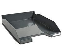 Exacompta - Rif. 113207D - Pack da 6 vaschette portacorrispondenza COMBO MIDI - dimensioni esterne 34 x25X6,5cm - per documenti in formato A4 + - color grigio tortora lucido