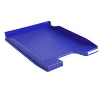 Exacompta - rif. 114104D - confezione da 10 vaschette portacorrispondenza COMBO MINI - 34,7x25,5x3,8 cm - per formato A4+ - colore blu notte- Certificato Blu Angel - capacità 250 fogli