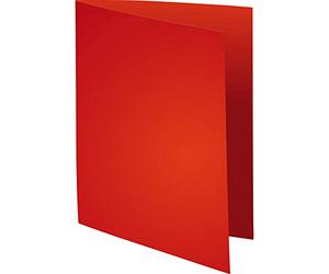 Exacompta - Rif. 150012E - Cartone da 10 confezioni da 100 sottocamicie FLASH 80 g/m2 dai colori vivaci - 100% riciclate e certificate angelo blu - dimensioni 22 x 31 cm per formato A4 - colore rosso