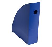 Exacompta - Rif. 18204D - 1 Portariviste MAG-CUBE BeeBlue, raccoglitore per documenti, cataloghi, riviste larghezza 8,2 cm - Per formati A4 e A4 maxi - Colore blu navy