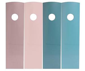 Exacompta - Rif. 182606SETD - Set di 4 raccoglitori per riviste MAG-CUBE Skandi, portariviste, cataloghi, riviste, portadocumenti, formato A4 e A4 maxi, larghezza 27,5 x m, 4 colori assortiti