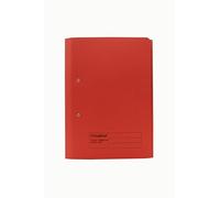 Exacompta - Rif. 211/9065Z - Guildhall - Raccoglitore a spirale tascabile, 325 x 357 mm, 315 g/m² in manilla, formato A4 e protocollo, tasca destra, certificato Blue Angel - rosso, confezione da 25