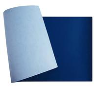 Exacompta - Rif. 29146E - 1 sottomani morbido Home Office - in similpelle poliuretanica bicolore - morbido e resistente, tappetino per mouse - 40 x 80 cm - colore marino/cielo - consegnato arrotolato