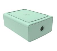Exacompta - Rif. 315480D - 1 modulo di classificazione Tiny Box 1 cassetto Autentik sovrapposbile, dimensioni esterne: profondità 19 x larghezza 26,5 x altezza 10 cm, verde salvia