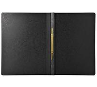 Exacompta - Rif. 380801B - Collezione Iderama - File a barra piatta - Dimensioni 240 x 320 mm, adatto per documenti A4, 355 g/m², pannello pressato lucido - nero (confezione da 25)