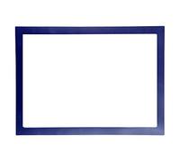 Exacompta - Rif 39202E - Tasca magnetica da parete - Adatto per documenti A4, 3 lati magnetici e 1 lato aperto per l'inserimento, ideale per appunti e poster - Blu