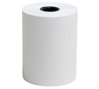 Exacompta - Rif. 40866E - Confezione da 5 bobine per banconote da 57 x 46 mm, 24 m, 1 piega termica 55 g/m2, senza fenolo, colore: bianco