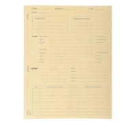 Exacompta - Rif. 445112E - Cartone da 5 confezioni da 25 cartelle procedurali, in carta lucida 265g/m2, dimensioni 25 x 32 cm, per documenti in formato A4, colore avorio