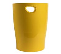 Exacompta - Rif. 45308D - 1 cestino per carta con manici ECOBIN BeeBlue in PP - Grande Capacità 15 Litri - Dimensioni 26,3 x 26,3 x 33,5 cm - per ufficio o casa - Colore zafferano