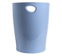 Exacompta - Rif. 45309D - 1 cestino per carta con manici ECOBIN BeeBlue in PP - Grande Capacità 15 Litri - Dimensioni 26,3 x 26,3 x 33,5 cm - per ufficio o casa - Colore Azzurro chiaro