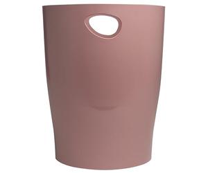 EXACOMPTA - Rif. 45338D - Set di 8 cestini di carta ECOBIN Skandi con manici - Volume 15 litri - Dimensioni 26,3 x 26,3 x 33,5 cm - per ufficio o casa - Colore rosa antico