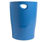 Exacompta Cestini per carta ECOBIN BeeBlue 45384D – Set da 8, 15 L con manici turchese