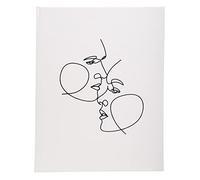 EXACOMPTA - Rif. 47689E -1 Libro d'oro Classic Art - Formato verticale 27x22 cm - in similpelle marcatura lucida - Fetta d'argento - 100 pagine bianche unite - Colore: Avorio