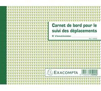 Exacompta - Rif. 5090E - Confezione da 5 quaderni per il monitoraggio degli spostamenti, 64 pagine, per registrare l'identità del conducente, la data, l'ora di partenza e arrivo, 148 x 190 mm