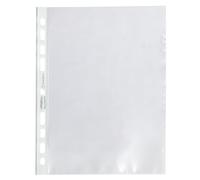 Exacompta - Rif. 51100E - Bustina da 50 buste forate A5 Forever, in polipropilene granulato riciclato, spessore 6/100°, dimensioni: 16,8 x 21,5 cm, cristallo traslucido