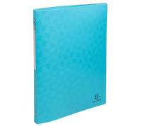 Exacompta - Rif. 51930E - Cartone da 12 raccoglitori semirigidi Pop' N Co in PP riciclato, 4 anelli rotondi, dorso 40 mm, formato esterno: 32 x 26,8 cm, formato A4 Maxi 4 colori assortiti