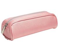 Exacompta - Rif. 52680E - Cartone da 6 astucci trapezio PERLE in similpelle effetto metallizzato, lavabili con un panno umido, foderati in poliestere, colori: blu e rosa