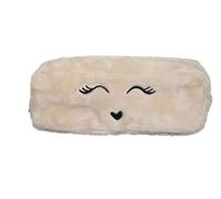 EXACOMPTA - Rif. 52840E - Cartone di 20 astuccio, rettangolari in pelliccia, foderata in poliestere, forma XL, rettangolare, dim 22,5 x 7,5 cm, colori blu, avorio, viola, rosa