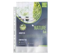Exacompta - Rif. 5330E - Cartone da 500 buste forate A4 Forever, in polipropilene granulato riciclato, spessore 9/100°, dimensioni: 23 x 30,5 cm, cristallo traslucido