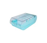 Exacompta - Rif. 5336323D - Cartone da 8 learning box BUNNYBOX A8 Aquarel - dimensioni 19,5 x 10 x 6,2 cm - colore verde pastello/cristallo - capacità fino a 650 carte in formato A8