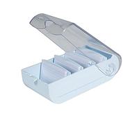 Exacompta - Rif. 5346223D - 1 Learning box BUNNYBOX A7 - dimensioni 25 x 13,2 x 8,5 cm - colore blu pastello/cristallo - capacità fino a 900 carte in formato A7