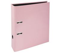 Exacompta - Rif. 53566E - Cartone da 10 raccoglitori a leva A4 Prem'Touch AQUAREL con dorso da 80 mm, meccanico 80 mm, dimensioni esterne: 32 x 28,5 x 8 cm, formato A4, colore: rosa