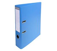 Exacompta - rif. 53742E - cartone da 10 raccoglitori a leva A4 Prem'Touch - dorso da 70mm - meccanismo 75mm - 32X29X7cm - formato per archiviazione A4 - colore: blu