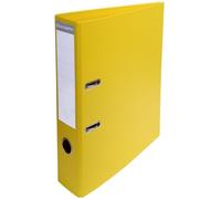 Exacompta - rif. 53749E - cartone da 10 raccoglitori a leva A4 Prem'Touch - dorso da 70 mm - meccanismo 75 mm - dimensioni esterne: 32X29X7cm - formato per archiviazione A4 - colore: giallo