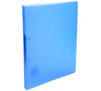 Exacompta - Rif. 54152E - Cartone da 25 raccoglitori morbidi traslucidi Chromaline, 2 anelli rotondi diametro 15 mm, dorso 20 mm, dimensioni esterne: 32 x 25 cm, formato A4, blu