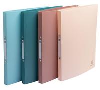 Exacompta - Rif. 54270E - Cartone da 20 raccoglitori Skandi, PP riciclato, 2 anelli, dorso 2 cm, formato esterno: 32 x 25 cm, formato A4-4 colori assortiti