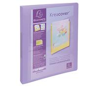 Exacompta - Rif. 54779E - 1 raccoglitore semirigido - in polipropilene - Kreacover pastello - 2 anelli rotondi diam 30mm - dimensioni 320x268 mm - per formato A4 maxi - colore casuale