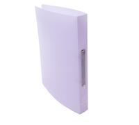 Exacompta - Rif. 54975E - Confezione da 5 raccoglitori semirigidi PP cromalina, 2 anelli rotondi diametro 30 mm, dorso 40 mm, dimensioni esterne: 32 x 25 cm, formato A4, colori viola